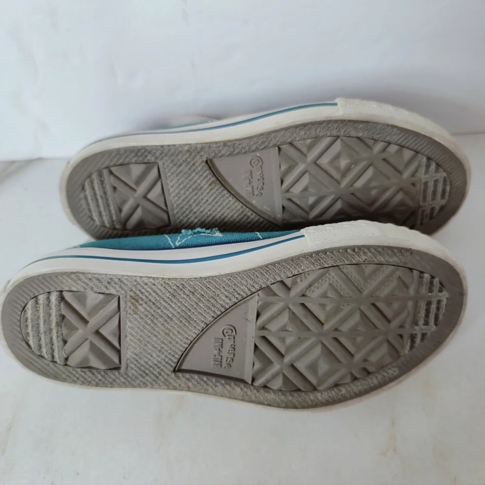 Converse One Star Teal Green Kids' Toddler Sneakers Tennis Shoes, Sz 12